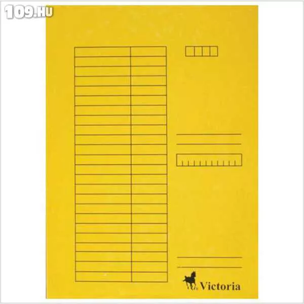 Gyorsfűző karton,  A4,  VICTORIA (5db/csomag)